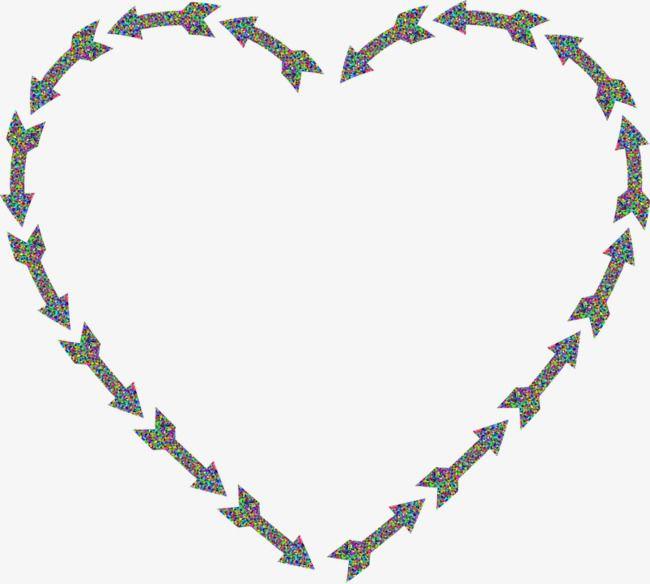 Heart Shaped Arrow Logo - Metal Heart Shaped Arrows Loop, Metal, Heart Shaped, Arrow PNG Image