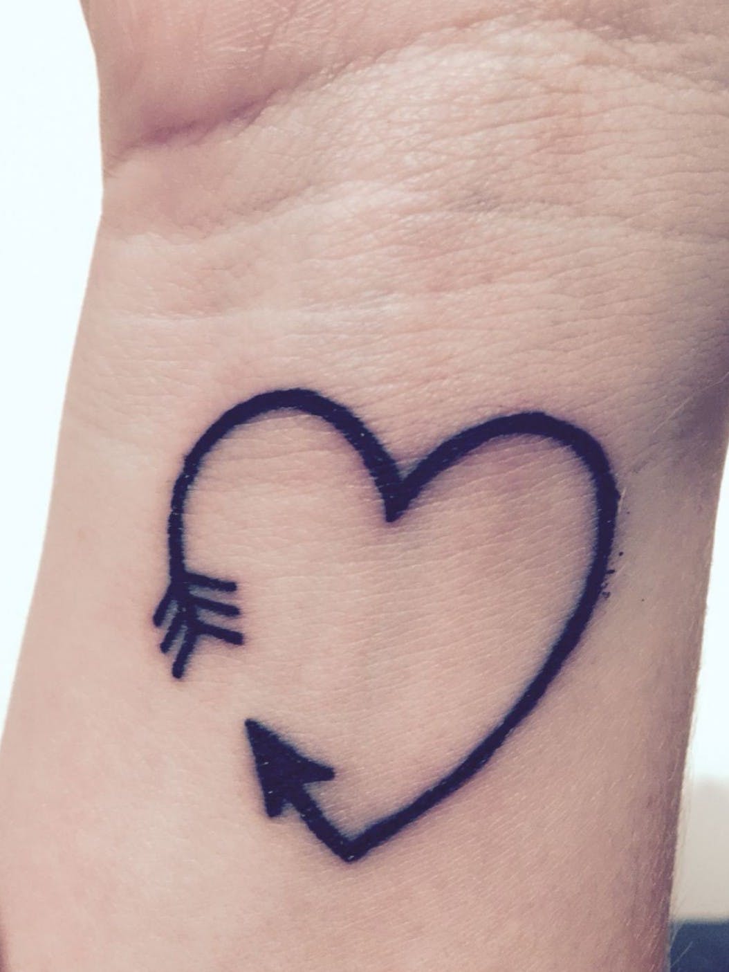 Heart Shaped Arrow Logo - NatashaMariee08 | Heart Shaped Arrow, Open | Tattoodo