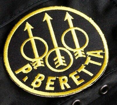 Beretta Gun Logo - BERETTA IRON ON Sew on Patch BERETTA Shooting Clay pigeon Gun logo ...