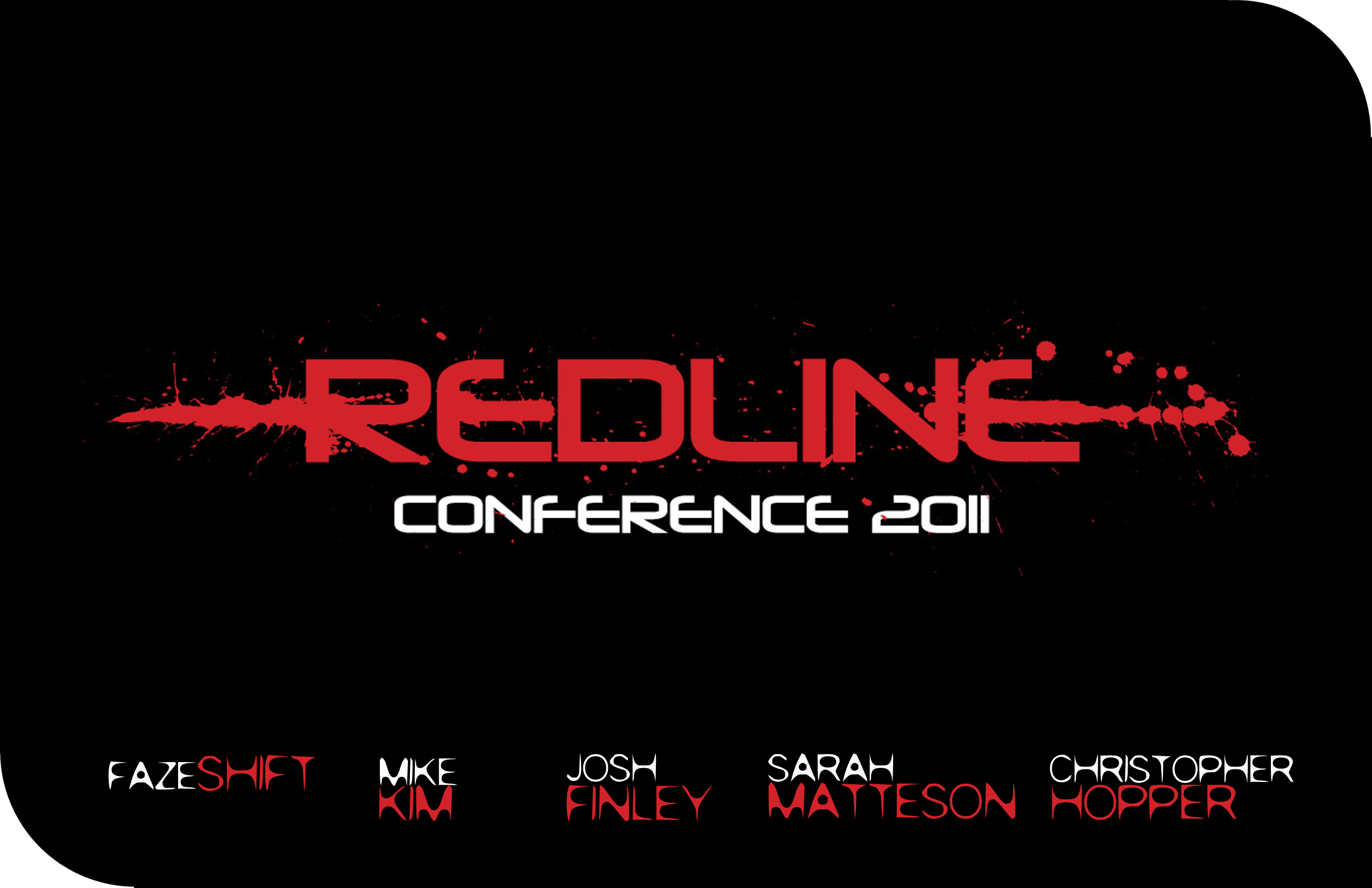 Red Line Logo - Redline Conference 2011 – Christopher Hopper