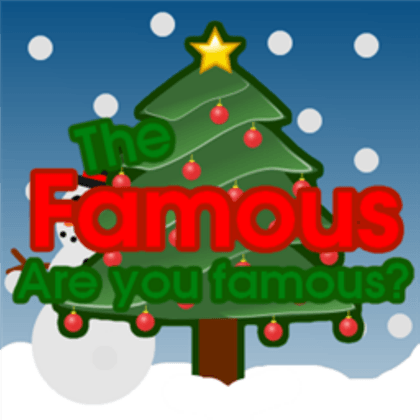 Famous Christmas Logo - The Famous Group Logo - Christmas - Roblox