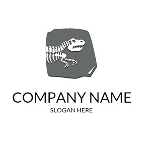 Black Dinosaur Logo - Free Dinosaur Logo Designs. DesignEvo Logo Maker