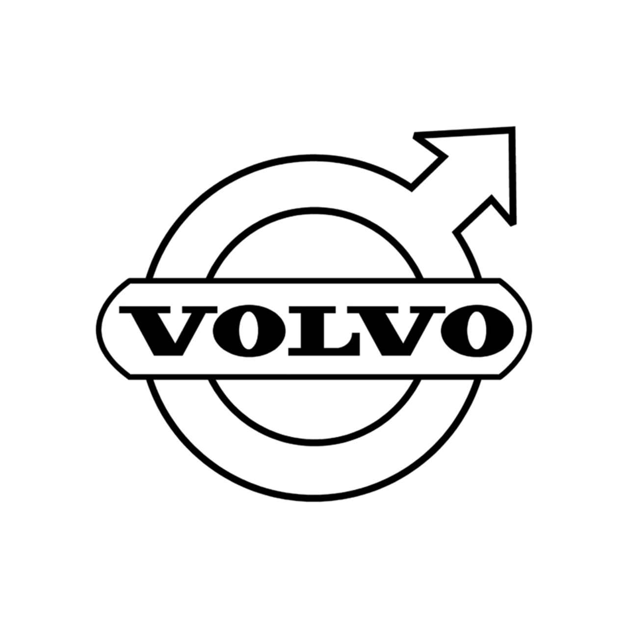 Old Volvo Logo - Volvo Old Vinyl Decal