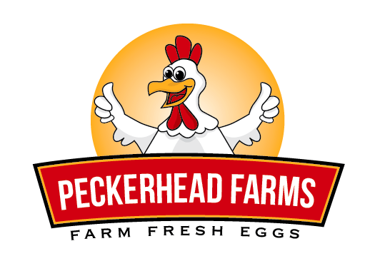 Eggs Farm Logo - Personable, Upmarket, Farm Logo Design for Peckerhead Farms - 