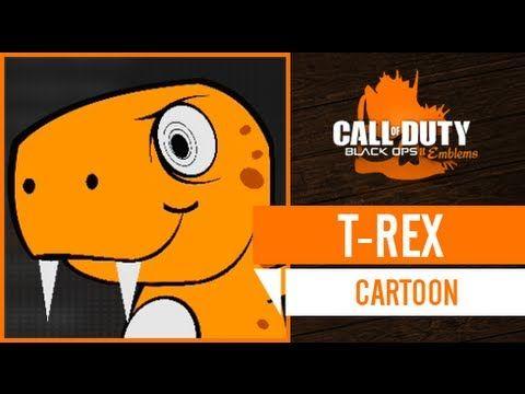Black Dinosaur Logo - Black ops 2 T-Rex Emblem - YouTube