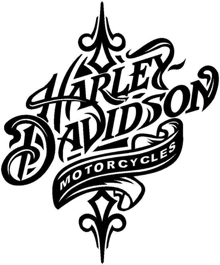 Black and White Harley-Davidson Logo - Pin by Hd Bike Pics on Anything Harley Davidson | Harley davidson ...