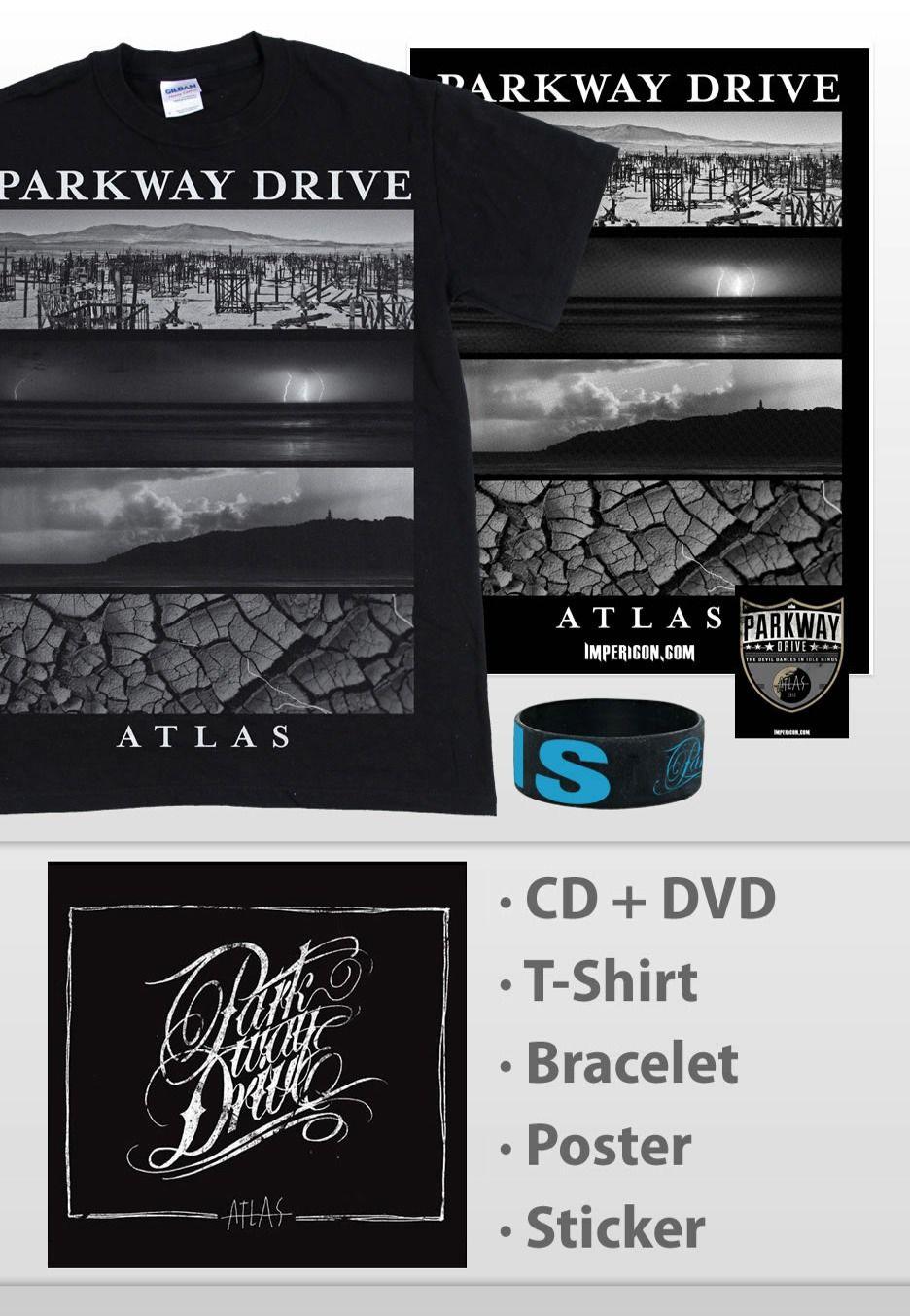 Parkway Drive Atlas Logo - Parkway Drive - Atlas - Deluxe Special Pack - CDs, Vinyl and DVDs of ...