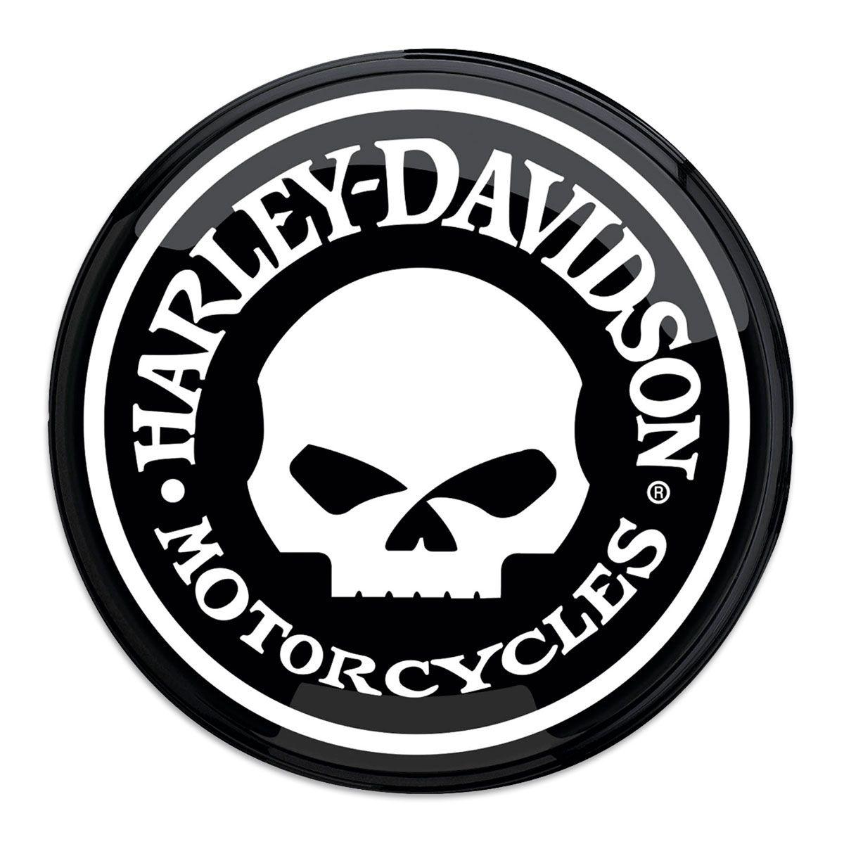 Black and White Harley-Davidson Logo - Harley Davidson Willie G Skull Pub Light At Retro Planet