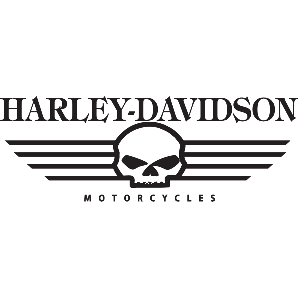 Black and White Harley-Davidson Logo - Harley Davidson Vector Logo Image Group (54+)