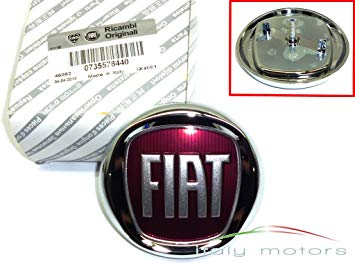 Fiat Automotive Logo - Original Front Emblem Emblem For Fiat Punto EVO 735578440: Amazon.co