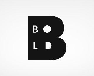 Bold Logo - Bold design, bold logo design #B - Great use of negative space ...