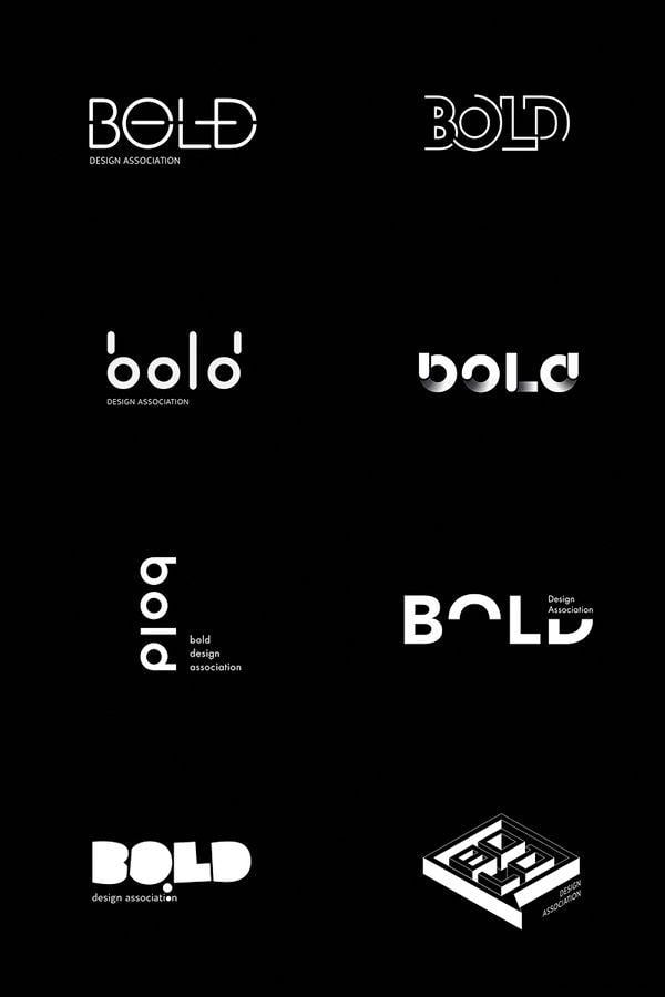 Bold Logo - logo proposals for Bold Design on Behance
