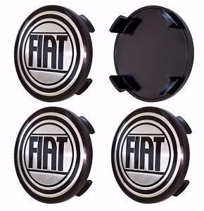 Fiat Automotive Logo - FIAT 4pcs. 68 65mm Wheel Centre Caps Rim Hub Covers Alloy Wheels