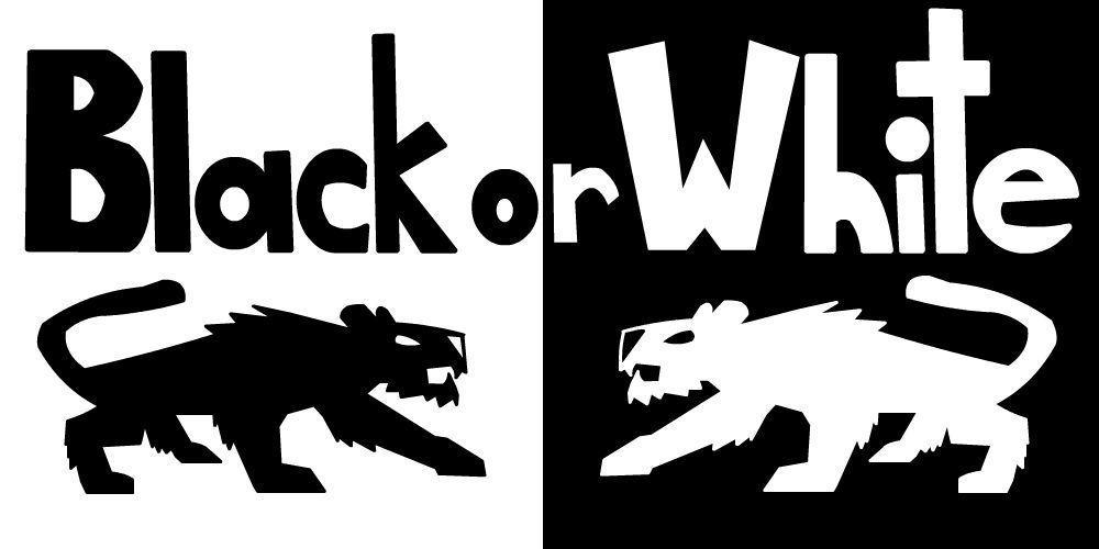 White and Black Logo - Michael Jackson images Black or White (logo) HD wallpaper and ...