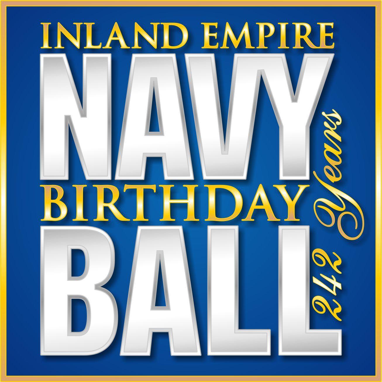 Navy Ball Logo - Inland Empire Navy Birthday & Ball