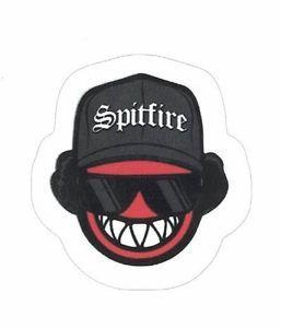 Spitfire Skate Logo - SPITFIRE EAZY-E LOGO STICKER ~ Skateboard Skate Wheels Black & Red 2 ...