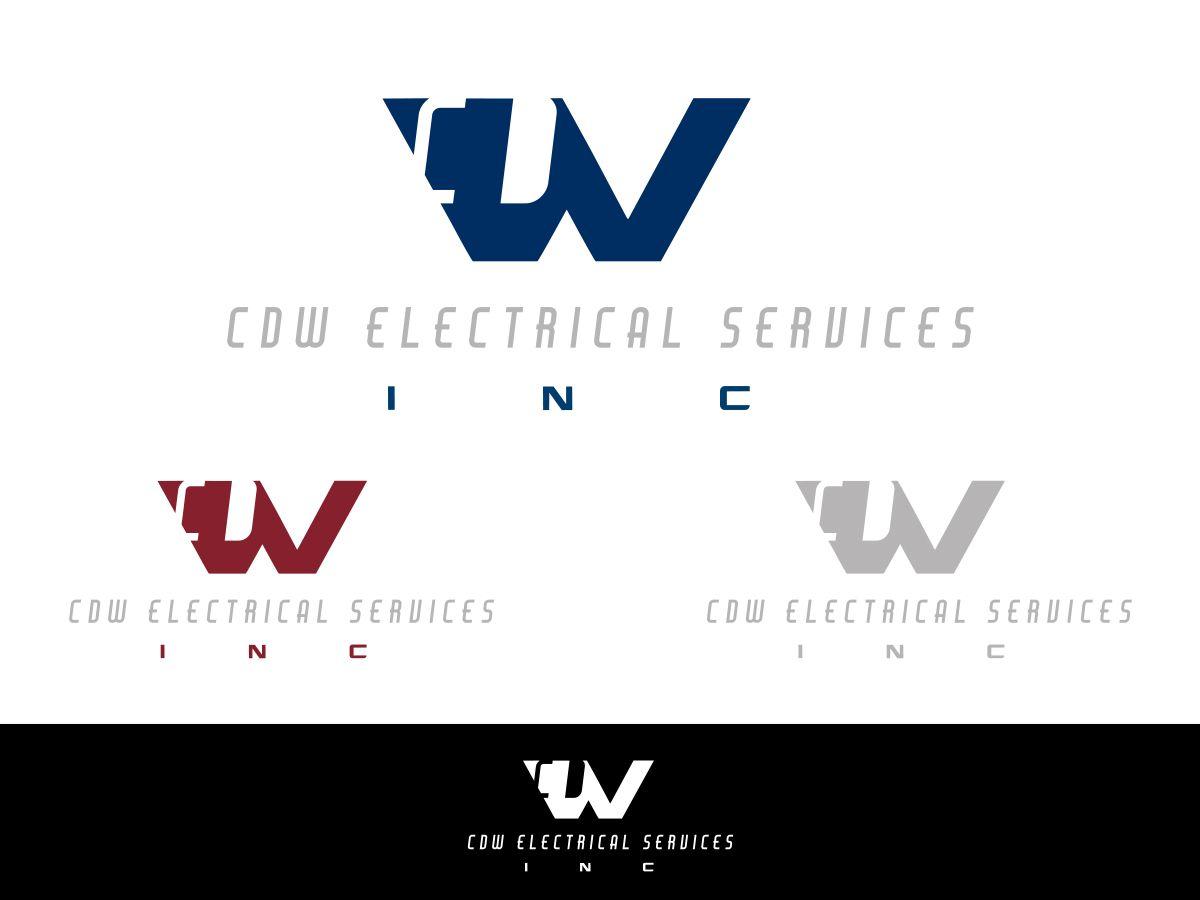 CDW Logo - Masculine, Bold, Residential Logo Design for CDW Electrical Services