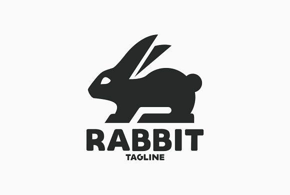 Rabbit Logo - Rabbit Logo Logo Templates Creative Market