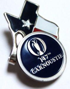 Navy Ball Logo - 147th, BRITISH OPEN, CARMOUSTIE, NAVY, Ball Marker with a