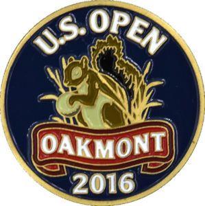 Navy Ball Logo - US Open (Oakmont) FLAT Golf Ball Marker