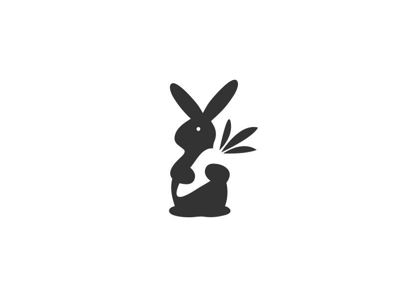 Rabbit Logo - Rabbit Loves Carrot - Logo / mark by Aditya | Logo Designer ...