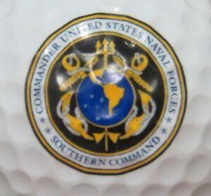 Navy Ball Logo - NAVY COMMANDER NAVAL FORCES UNITED STATES US MILITARY LOGO GOLF BALL ...