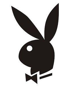 Black Rabbit Logo - Bunny Rabbit Play logo Sticker Decal Graphic Vinyl Label Black | eBay