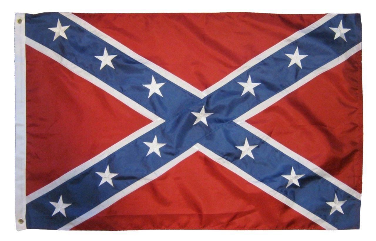 Rebel Flag Superman Logo - Rebel Confederate Battle Flag 3x5 Sewn Nylon - I AmEricas Flags