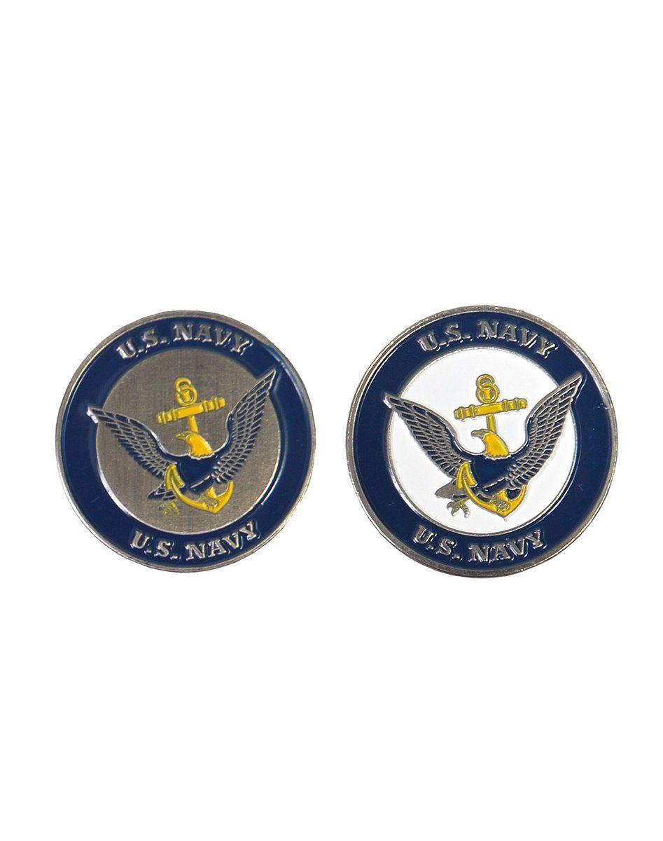 Navy Ball Logo - US Navy Military Ball Marker