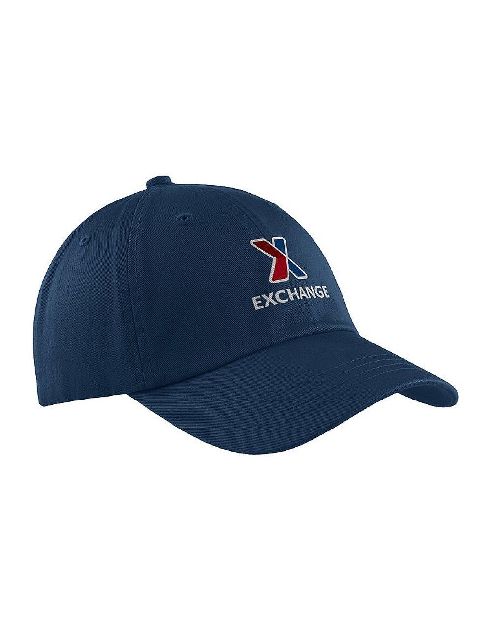 Navy Ball Logo - BALL CAP with XEX logo Associate Apparel