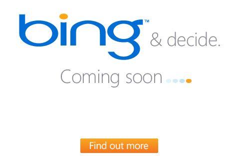Bing Product Search Logo - Bing! Microsoft launches new search engine with a blank page