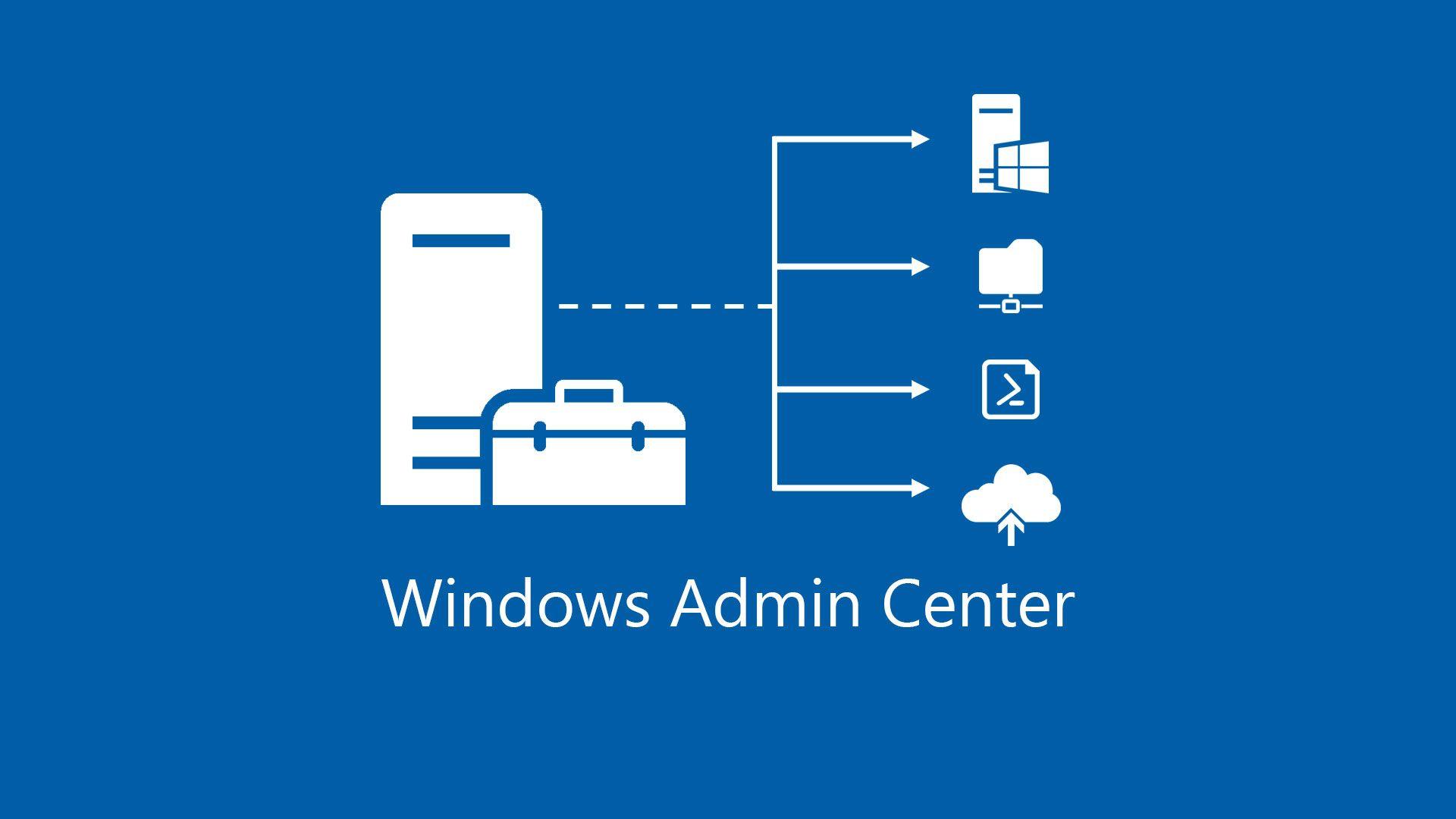 Microsoft Admin Logo - Introduction to New Windows Admin Center Interface : Microsoft's