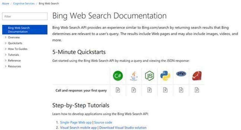 Bing Product Search Logo - Get Started with Bing Search APIs in under 5 Minutes