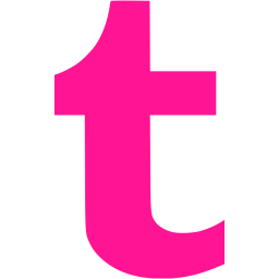 Pink Tumblr Logo - Deep pink tumblr icon deep pink site logo icons