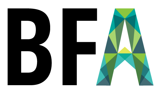 Black and Blue Triangle Logo - BFA CI Refresh Logo Gallery