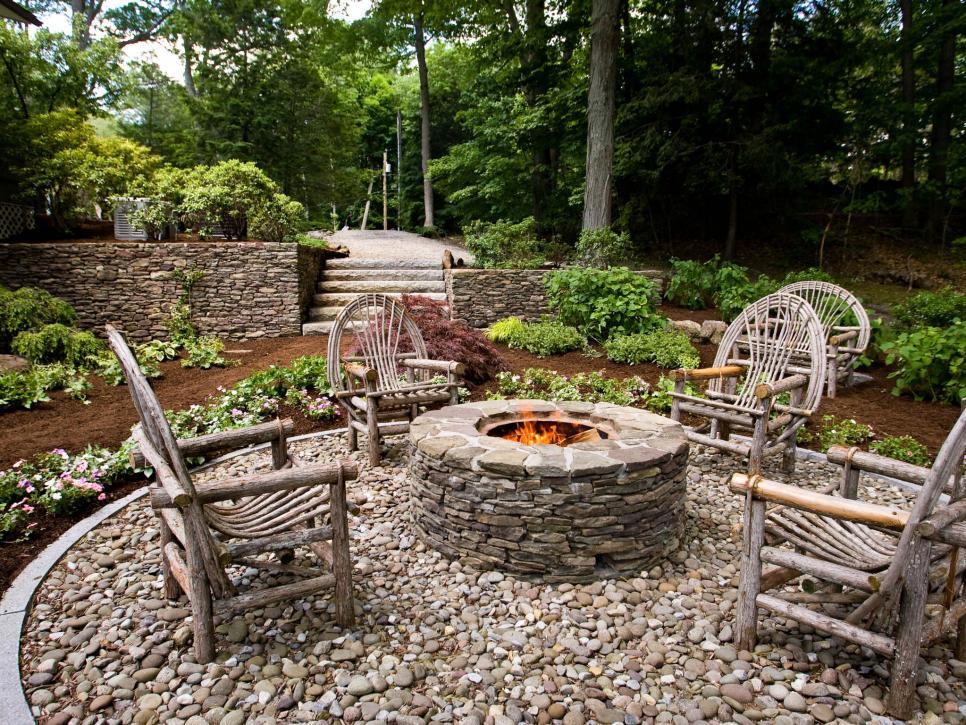 Rustic Landscaping Logo - Rustic Style Fire Pits | HGTV