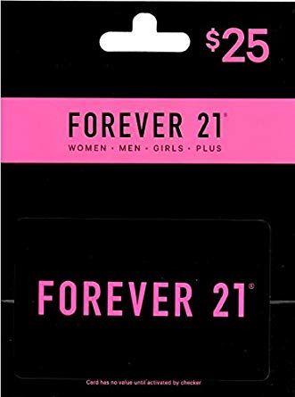 Pink Forever 21 Logo - Amazon.com: Forever 21 Gift Card $25: Gift Cards