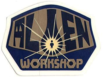 Old Alien Workshop Logo - Alien Workshop - Old School NOS Skateboard Sticker - 8.5cm wide ...