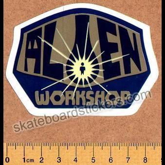 Old Alien Workshop Logo - Alien Workshop NOS Old School Skateboard Sticker