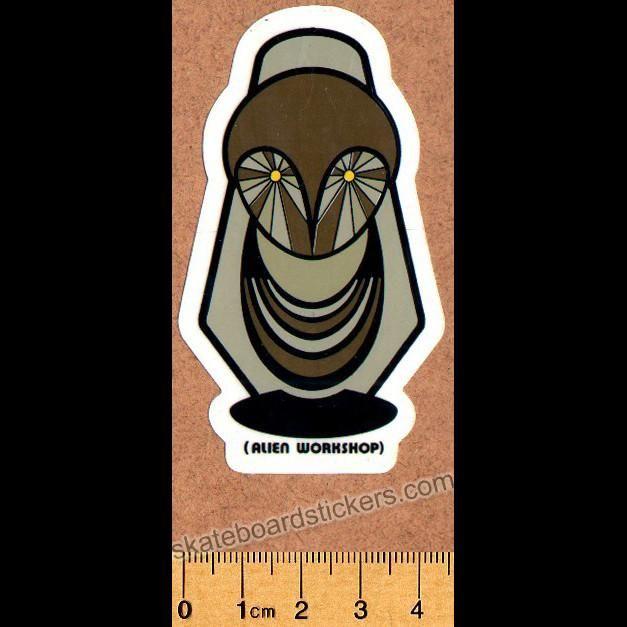 Old Alien Workshop Logo - Alien Workshop NOS Old School Skateboard Sticker ...