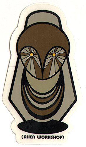 Old Alien Workshop Logo - Alien Workshop - Old School NOS Skateboard Sticker - 8cm high approx ...