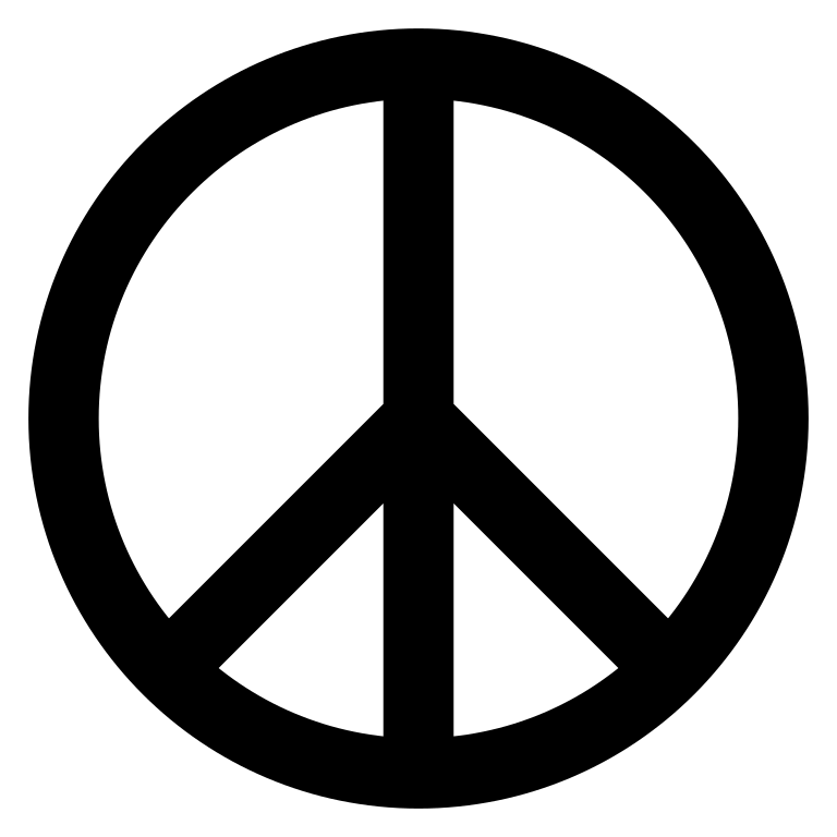 Peace Sign Logo - Peace sign.svg