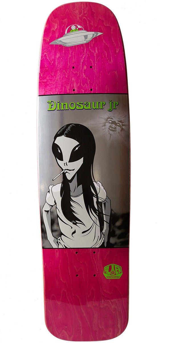 Old Alien Workshop Logo - Alien Workshop Dinosaur Jr Green Dream Old School Skateboard Deck ...