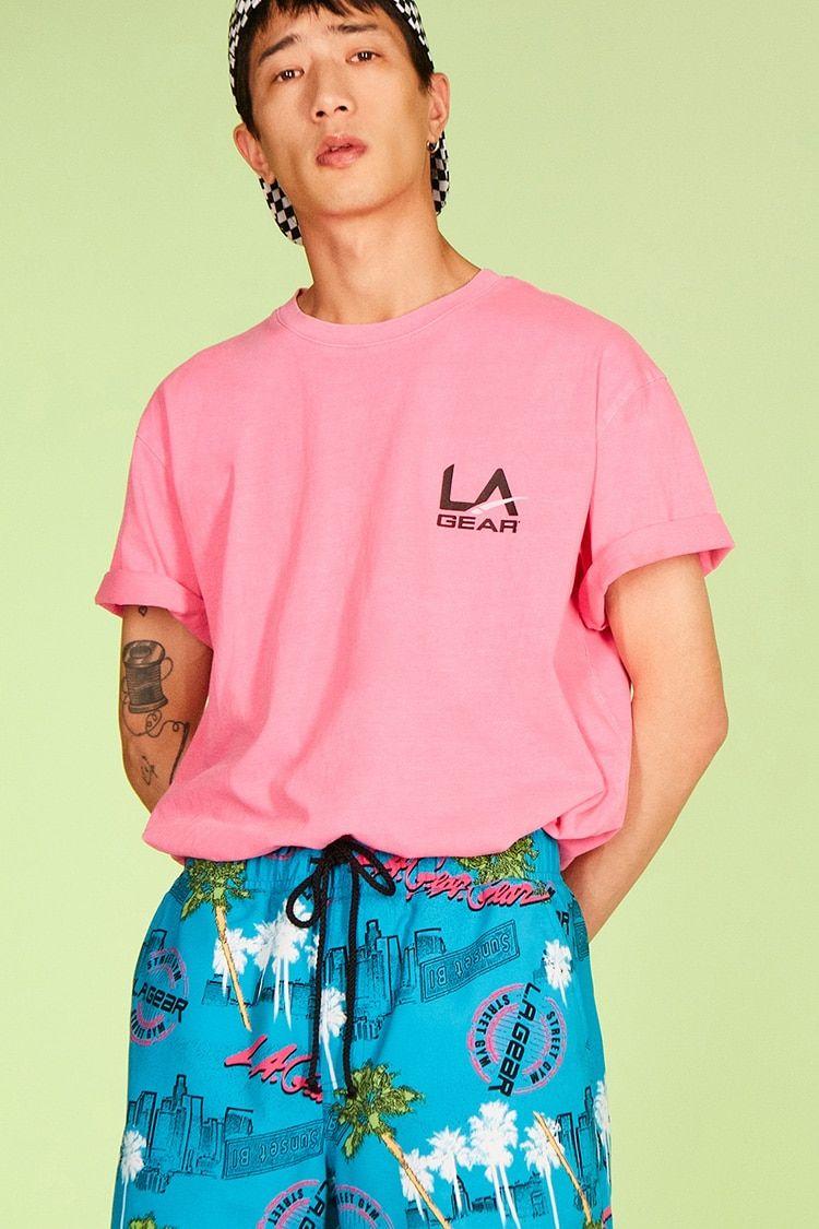Pink Forever 21 Logo - L.A. Gear Logo Tee