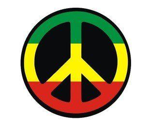 Peace Sign Logo - TY0047 Peace Sign Symbol Logo Sticker, World Peace