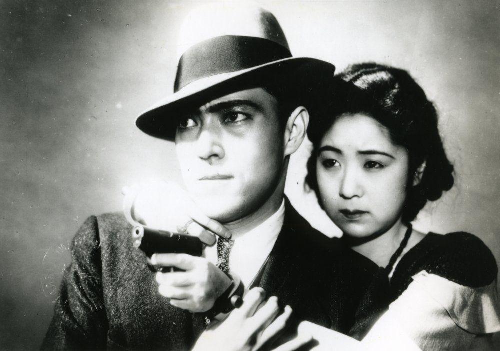 Japanese Woman Black and White Logo - 10 great Japanese gangster movies | BFI
