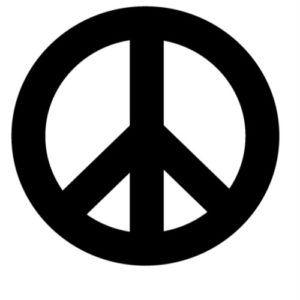 Peace Sign Logo - The CND logo for Nuclear Disarmament