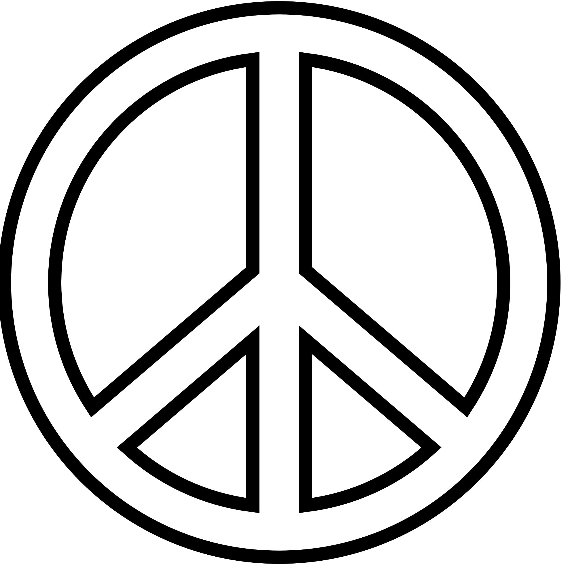 Peace Sign Logo - Free Peace Sign Clip Art, Download Free Clip Art, Free Clip Art on ...