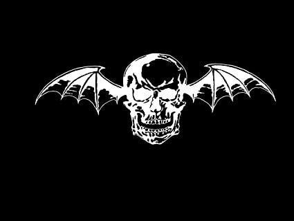 Avenged Sevenfold Black and White Logo - Amazon.com: Dan's Decals Avenged Sevenfold Logo Decal Sticker ...