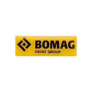 BOMAG Logo - ANSTECKPIN BOMAG LOGO RECHTECKIG: BOMAG Werbemittel Shop